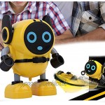 Roboter-Gyro-Spiel-Spielzeug tragbares R7 -Mini-Roboter-Gyro-Spielzeug Trägheitsroboter-Intelligenz-Spielzeug Spaß für Geschenk für PartyGelb