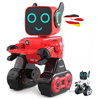 Roboter Kinder Spielzeug Ferngesteuerter Roboter mit Münzlagerung Touch Interaktives Spielzeug Sprechen Spielt Musik Gehen Programmierbarer Geschenk zum Geburtstag für Jungen Mädchen 5 Jahre