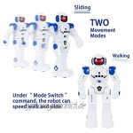 SUNNOW Intelligente Roboter Ferngesteuerter Roboter Spielzeug für Kinder RC Control Geste Steuerung Roboter Programmierung Blau