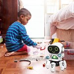 wojonifuiliy Elektrischer Roboter mit acht Klauen Universalräder Electric Six-Clawed-Fish Dancing Robot Kinderspielzeug mit Licht und Musik Roboter Spielzeug für Kinder Tanzt Musiziert