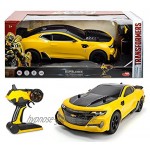 Dickie Toys 203119003 Transformers Movie 5 Bumblebee Chevrolet Camaro RC Fahrzeug ferngesteuertes Auto 1:10 40cm