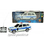 Toi-Toys 14072A ferngesteuertes Polizeiauto Modellauto Polizei mit Sirene und Licht