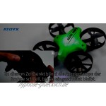 ATOYX Mini Drohne für Kinder RC Quadrocopter,3D-Flip Headless-Modus Höhe Halten 3 Batterien