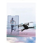 HaoLi WiFi-Drohne mit 1080P HD-Kamera Sprachsteuerung Weitwinkel-Live-Video-RC-Quadcopter mit Höhenhaltung mit Gravity Senso One Key Start Landing Schwarz 4K Fengong Farbe: Schwarz 1080P