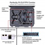 Lykus Titan F100 Wasserdichtes Koffer für DJI FPV Drone Combo kostenloses MicroSD-Kartenetui inklusive