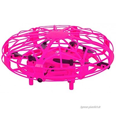 Maginon TQC-1 Kinderdrohne Indoor Mini-Drohne für Kinder. Kinderleicht zu Fliegender Quadro-Copter in pink