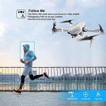 Sharplace F3 Drone mit 4K Kamera FPV Drone mit WiFi Live Video Auto Rückkehr Hause Höhe Halten Folgen Mich 25 Minuten Flugzeit 6-Achsen Gimbal für Anfänger Optischen Fluss