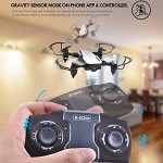 SIMREX X300C Mini Drohne mit Kamera WiFi HD FPV Faltbarer RC Quadcopter RTF 4CH 2,4Ghz Fernbedienung [Altitude Hold] Super Easy Fly für das Training Weiß