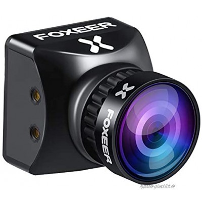 FPV Kamera: Foxeer Razer Mini Cam 1200TVL 2,1 mm Objektiv FPV Sender Cam Mini Rrone mit Camera PAL NTSC Umschaltbar für Racing Drone Black