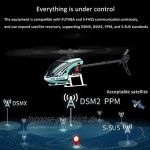 Lommer RC Hubschrauber RTF 6 Kanal 2.4G Ferngesteuert Helikopter mit 6G Selbststabilisiertem Flugmodus und 3D Stunt Spielzeug Geschenk Flugzeug für Anfänger Kinder Jungen Erwachsene