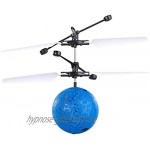 Simulus Flugball: 2er-Set Selbstfliegende Hubschrauber-Bälle mit bunter LED-Beleuchtung Helikopterball