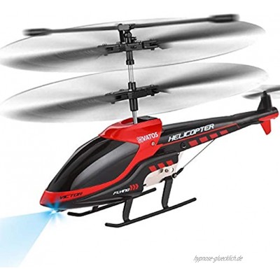 VATOS RC Helikopter RC Hubschrauber Fernbedienung Hubschrauber Kinder Indoor 3.5 Kanäle Hobby Mini Flughubschrauber RC Flugzeug Spielzeug Geschenk für Kinder