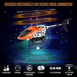 VATOS RC Hubschrauber 22 Minuten Fliegen Ferngesteuerter Hubschrauber mit LED-Licht 2,4 GHz & 3,5 Kanäle Mini Hubschrauber für Kinder & Erwachsene Innen Bestes Hubschrauber Spielzeug Geschenk