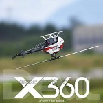 YOU339 Ferngesteuerter Hubschrauber ALZRC Devil X360 FBL KIT GPS 6CH 2,4 GHz 3D RC Hubschrauber Elektrisches Flugzeug mit bürstenlosen Doppelmotoren Premium-Version