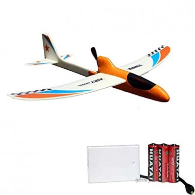 Kikioo Schaum Flugzeug ABS Pull-Back Flugzeugwurf Glider Flugzeug-Spielzeug Luft-Flugzeug Modell Hand Einführung Flugzeug Kit Glider Flugzeug-Set mit starker Elektromotor bestes Geschenk for Jungen un