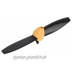 Liyeehao Propeller-Klinge Windblatt-Propeller praktischer Kunststoff für Flugzeug-Zubehör Flugzeug-Modell mit Fernbedienung Wltoys Xk A160