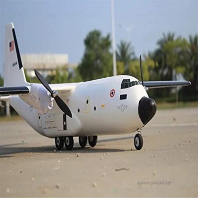 QinWenYan RC Flugzeug Flugzeug PNP C-160 1120 mm Spannweite EPOS Warbird Miniatur Fahrzeuge Farbe: Weiß Größe: One Size