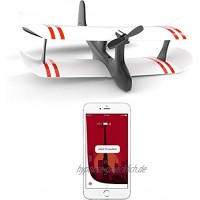 TobyRich Moskito: Smartphone App gesteuertes Flugzeug ferngesteuerte Drohne für iOS und Android RTF 2-Kanal Flieger aus EPP