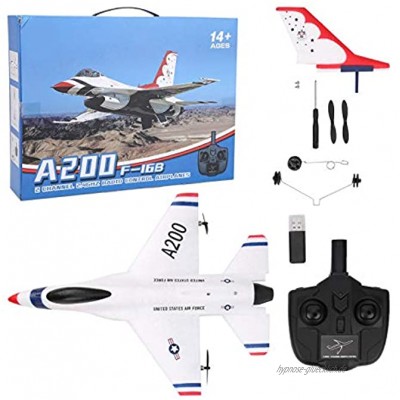 VGEBY RC Flugzeug 2,4 GHz Starrflügel Fernbedienung Flugzeug RC Flugzeug Modell Spielzeug für Kinder