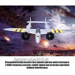 Voluxe 2,4 Ghz Rc Flugzeug Langlebig Rc Flugzeug,Stabiles Signal Ferngesteuertes Flugzeug FüR Kinder Erwachsen Baby