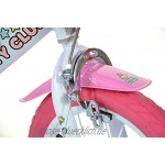 Dino Bigioni Hello Kitty Kinderfahrrad Mädchenfahrrad – 16 Zoll | Original Lizenz | Kinderrad mit Stützrädern Puppensitz und Fahrradkorb Das Hello Kitty Fahrrad als Geschenk für Mädchen