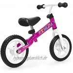 FEBER Famosa 700012480 Nancy Fahrrad ohne Pedale für Mädchen von 2 bis 5 Jahren rosa