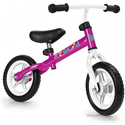 FEBER Famosa 700012480 Nancy Fahrrad ohne Pedale für Mädchen von 2 bis 5 Jahren rosa