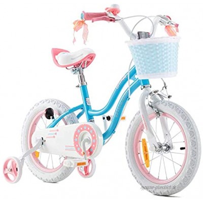 RoyalBaby Kinderfahrrad Mädchen Stargirl Fahrrad 12 14 16 18 Zoll Stützräder Kinderfahrrad Laufrad Kinder Fahrrad