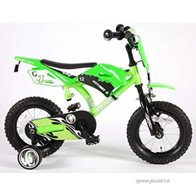 Volare Boy Fahrrad Motorrad 30,5cm mit abnehmbarem Training Räder und hinten coasterbrake grün 345Jahre