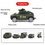 Dreamon Spielzeugautos Militär Fahrzeuge Spielzeug Set Mini Cars Modelle aus Metalllegierung für Kinder ab 3 Jahren,6 Pcs