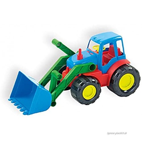 Mochtoys Spielzeug Traktor 10027 Bulldozer mit Schaufel 34 x 16 cm