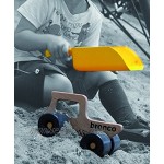 Neue Freunde Bronco der Schaufel Truck Lastwagen Kipper Radlader Aufräumen Sandkasten Holzspielzeug Holzauto Holz