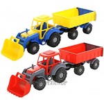 Polesie Traktor mit Anhänger Altai und Schaufel farblich sortiert 1 Stück