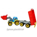 TechnoK 3688 Traktor mit Anhänger 65 x 17,5 x 16 cm Mehrfarbig