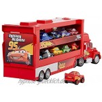 Disney Cars GNW34 Disney•Pixar Cars Mini Racer Transporter Sortiment mit Mini Fahrzeug
