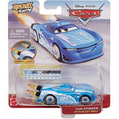 Disney Mattel Cars: XRS Rocket Racing Cam Spinner with Blast Wall GKB93