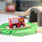 Fontien 6tlg Feuerwehrautos Set Feuerwehr Spielzeugautos Autos Fahrzeuggruppe für Kinder ab 3 Jahren MEHRWEG