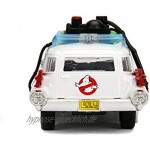 Jada Toys 253232000 Toys Ghostbuster ECTO-1 Auto Spielzeugauto aus Die-cast Türen zum Öffnen Maßstab 1:32 weiß
