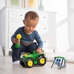 John Deere 46655 Bau-Dir-Deinen-Johnny-Traktor Kinder Traktor zum Selbstbauen Hochwertiger Traktor für Kinder ab 18 Monaten Spielen und Sammeln Spielzeugtraktor Weihnachtsgeschenk ab 18 Monaten