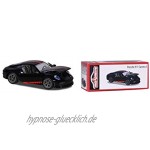 Majorette 212053153 Deluxe Spielzeugauto Porsche 911 Fahrzeug inkl. Sammelbox Gummireifen 7,5 cm 6 Verschiedene Modelle Lieferung 1 Stück Mehrfarbig