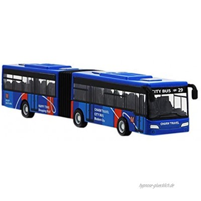 Ogquaton Kinder 's Diecast Modell Fahrzeug Shuttle Bus Auto Spielzeug kleines Baby zurückziehen Spielzeug blau langlebig und nützlich
