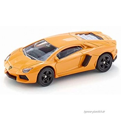 siku 1449 Lamborghini Aventador LP 700-4 Sportwagen Metall Kunststoff Orange Spielzeugauto für Kinder