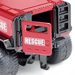 siku 2307 GHE-O Rescue Rettungswagen 1:50 Metall Kunststoff Rot Viele Funktionen Kombinierbar mit siku Modellen im gleichen Maßstab