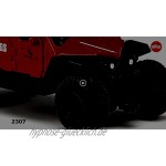 siku 2307 GHE-O Rescue Rettungswagen 1:50 Metall Kunststoff Rot Viele Funktionen Kombinierbar mit siku Modellen im gleichen Maßstab