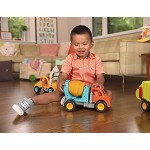 Battat Großer LKW Betonmischer Sandkasten mit Figur 31 cm – Sandspielzeug Kinder Spielzeug Fahrzeug für Mädchen und Jungen ab 18 Monaten 2 Teile