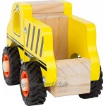Bavaria Home Style Collection Holz Autos Fahrzeuge Verschiedene Auswahl Traktor Krankenwagen Polizei Baufahrzeug aus Holz Holzspielzeuge- Geschernkideen für Kinder Baufahrzeug gelb