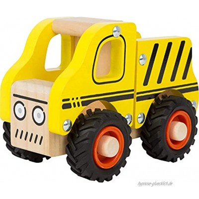 Bavaria Home Style Collection Holz Autos Fahrzeuge Verschiedene Auswahl Traktor  Krankenwagen  Polizei  Baufahrzeug aus Holz Holzspielzeuge- Geschernkideen für Kinder Baufahrzeug gelb