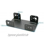 HSJWOSA Capably Metal Panel 135X75X35mm for Smart Robot Tank Car Chassis Teil Silber Independently