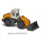 Majorette Construction 3er Set Baufahrzeuge Nutzfahrzeuge Freilauf bewegliche Teile Spielzeugautos Lieferung: 1 x 3er Set zufällige Auswahl 7,5 cm