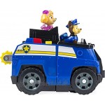 PAW Patrol Chases & Marshalls 2 in 1 Split Second Fahrzeuge mit Figuren